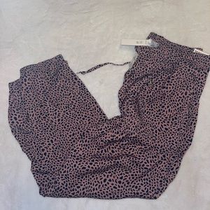 Victorias Secret speckled cheetah joggers